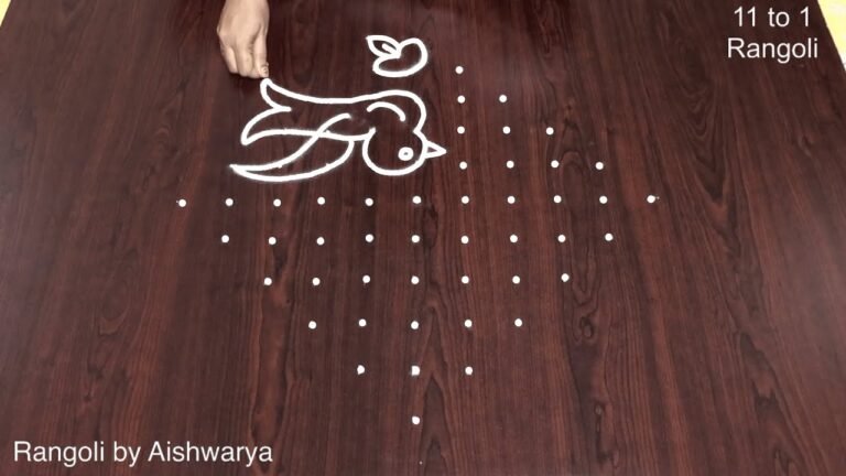 Deepavali deepam kolam