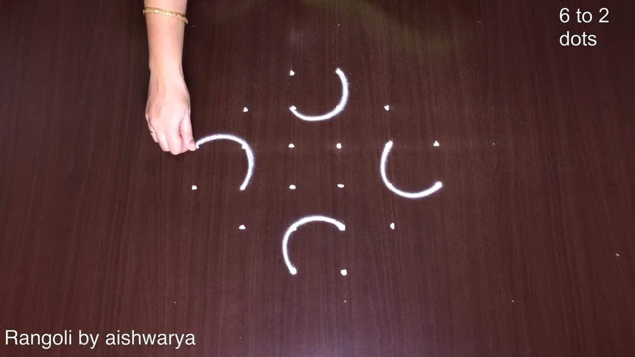 Deepavali Simple Diwali Special Diya Kolam