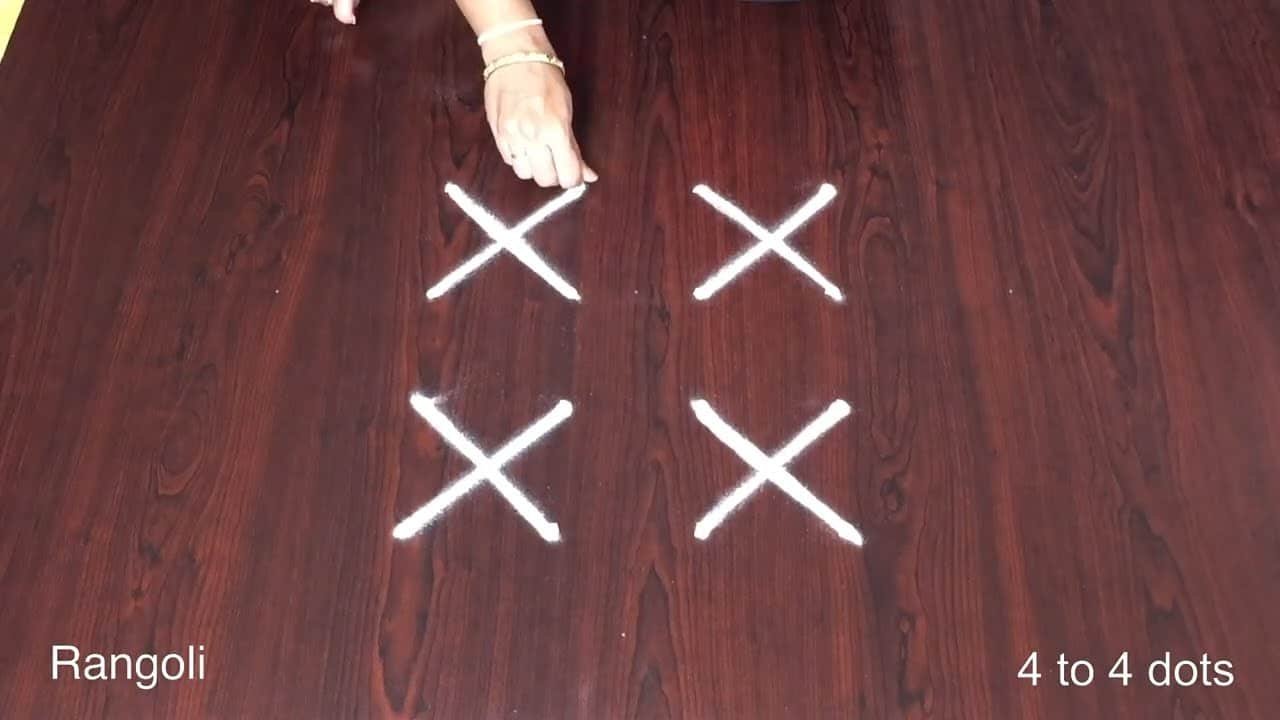 Deepavali Simple Kolam