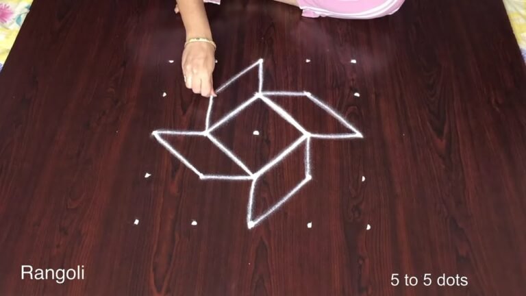 Deepavali villaku kolam