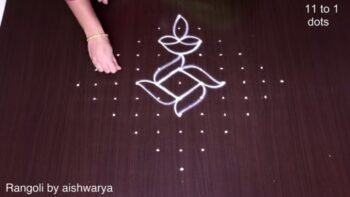 Deepawali Kolam Simple 11×1