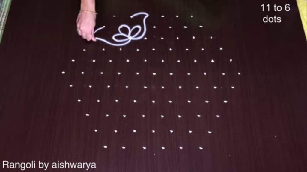 Dasara flower kolam