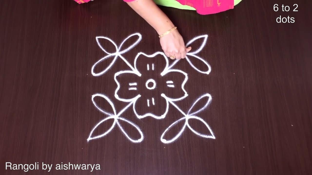 Design Small Lotus 6x2x2 Amazing Kolam