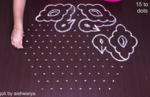 Designer 15 Dotted Kolangal