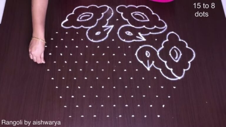 15 dots kolam