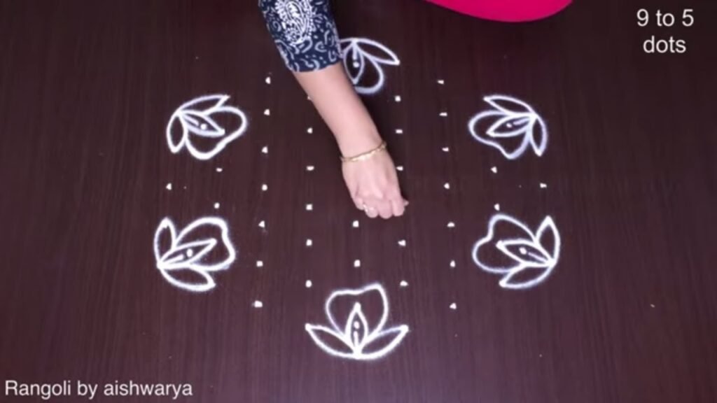 Designer Muggulu Latest Pongal Kolam