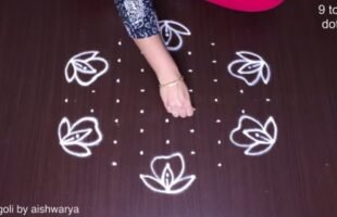 Designer Muggulu Latest Pongal Kolam