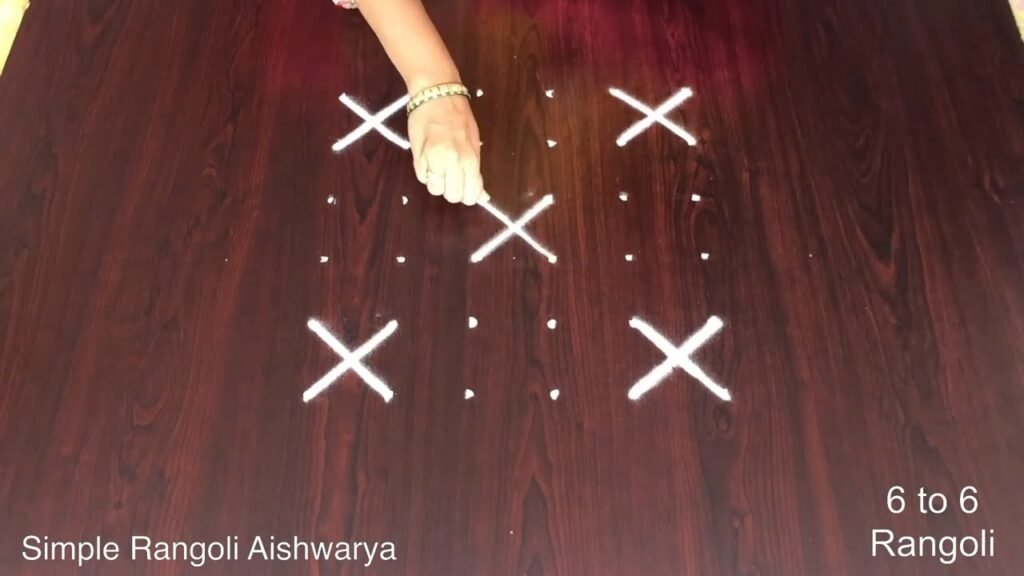 Sravanamasam padi rangoli
