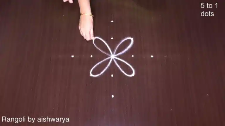 Dhanteras kutti kolam
