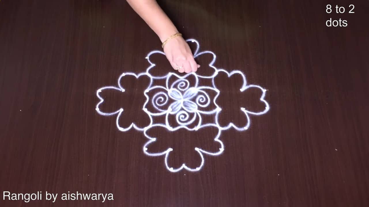 Dhantrayodashi Special Rangoli 8x2x2