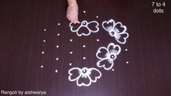 Different Beginners Small Deepam Muggulu