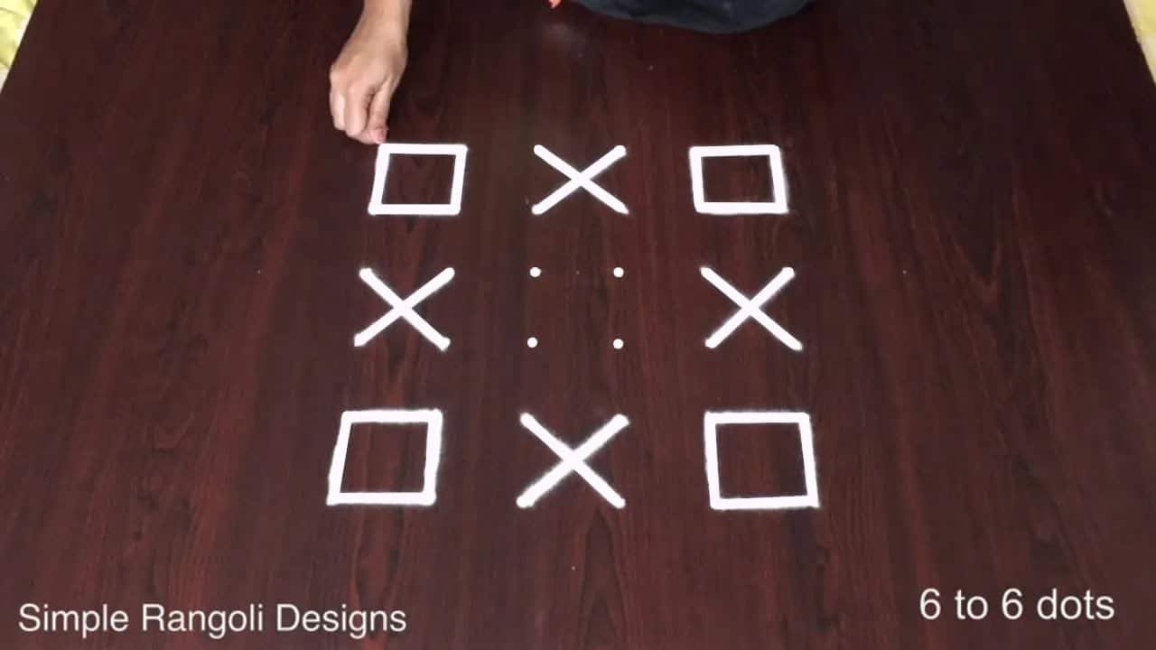 Different Designs Dots Festival Rangoli Muggulu