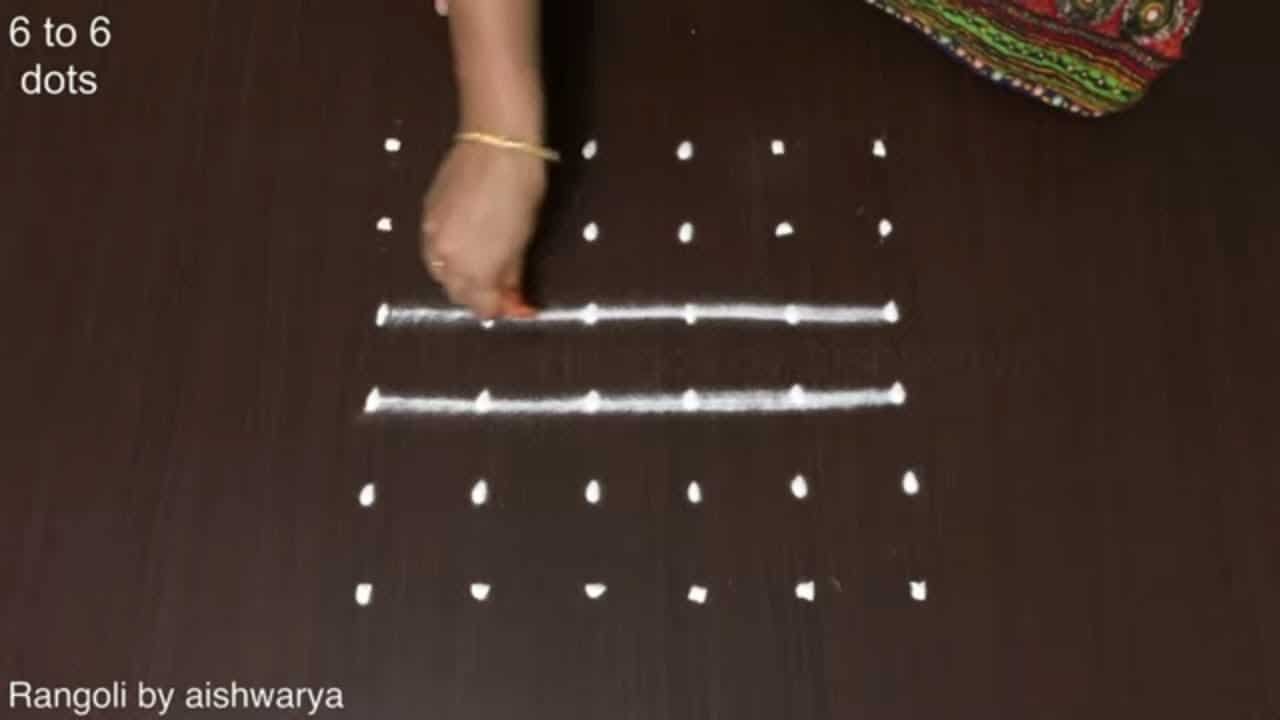 Different Style Easy Daily Rangavalli Kolam