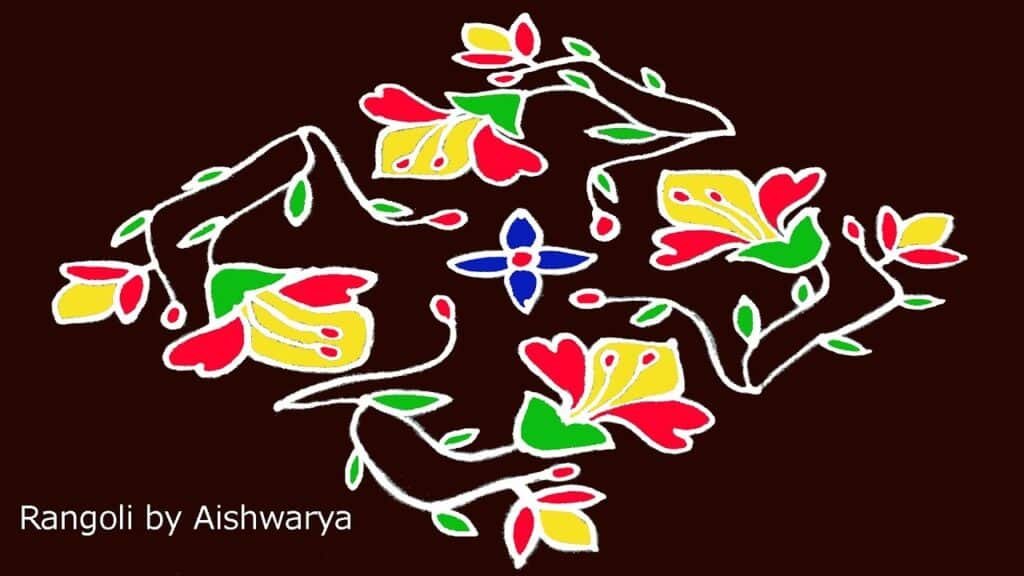 different style kolam