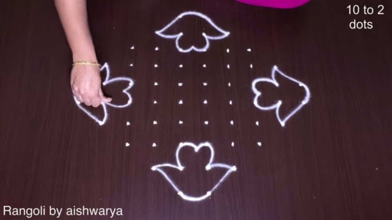 Different Type of Flower Muggulu