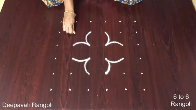 Diwali diya rangoli