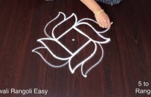 Dipawali Kolam Sari Chukkala Muggulu