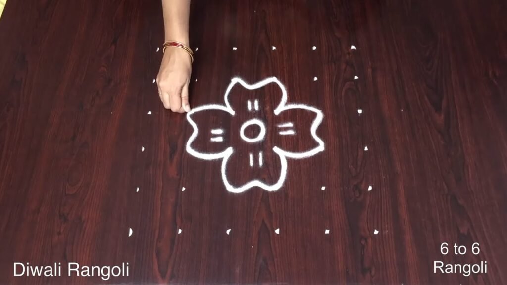 Diwali dots muggulu