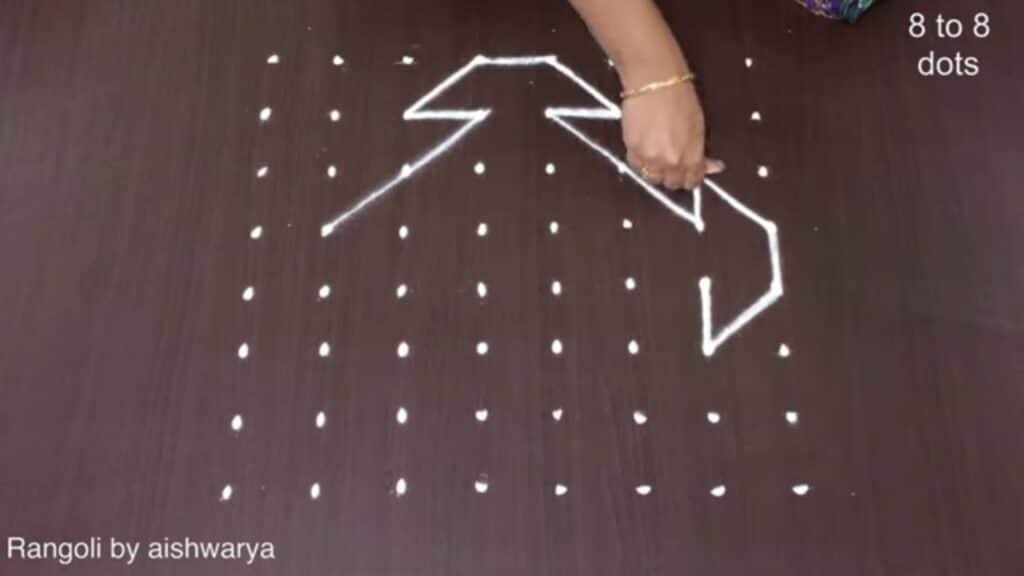 Diwali diya rangoli