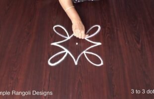 Diwali 3 Dots Rangoli