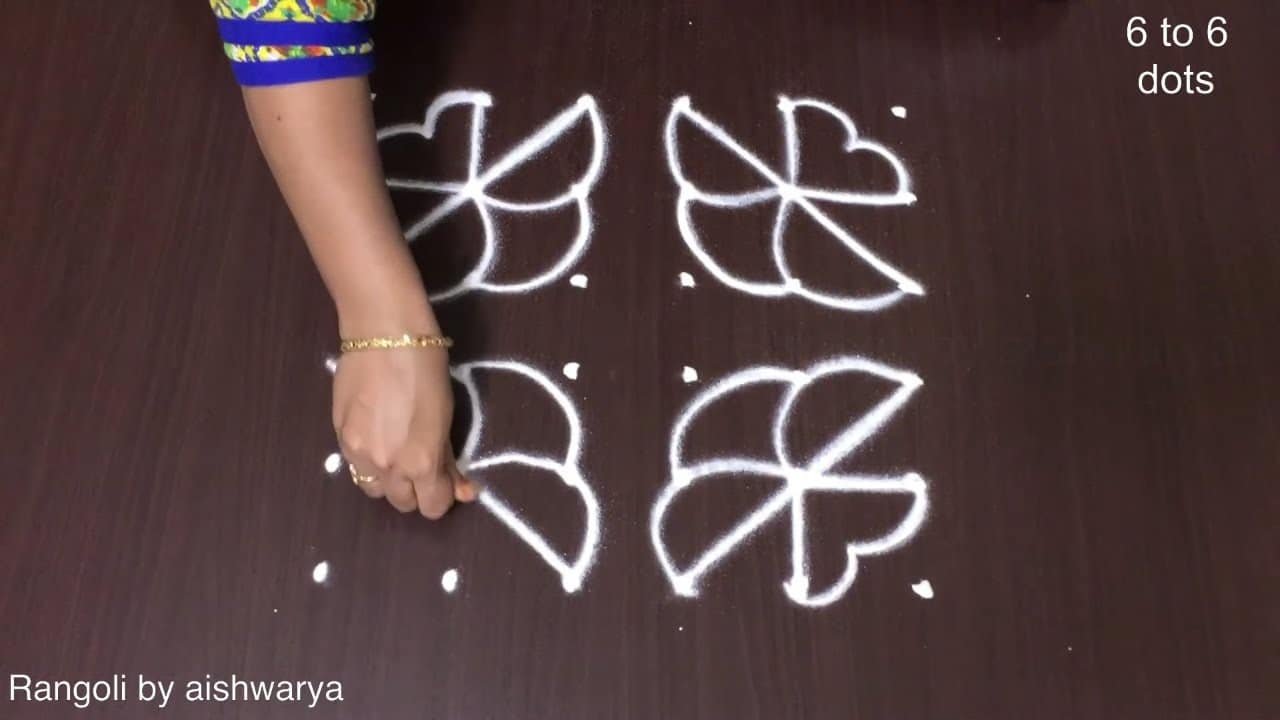 Diwali Creative Everyday Muggu Latest Kolam