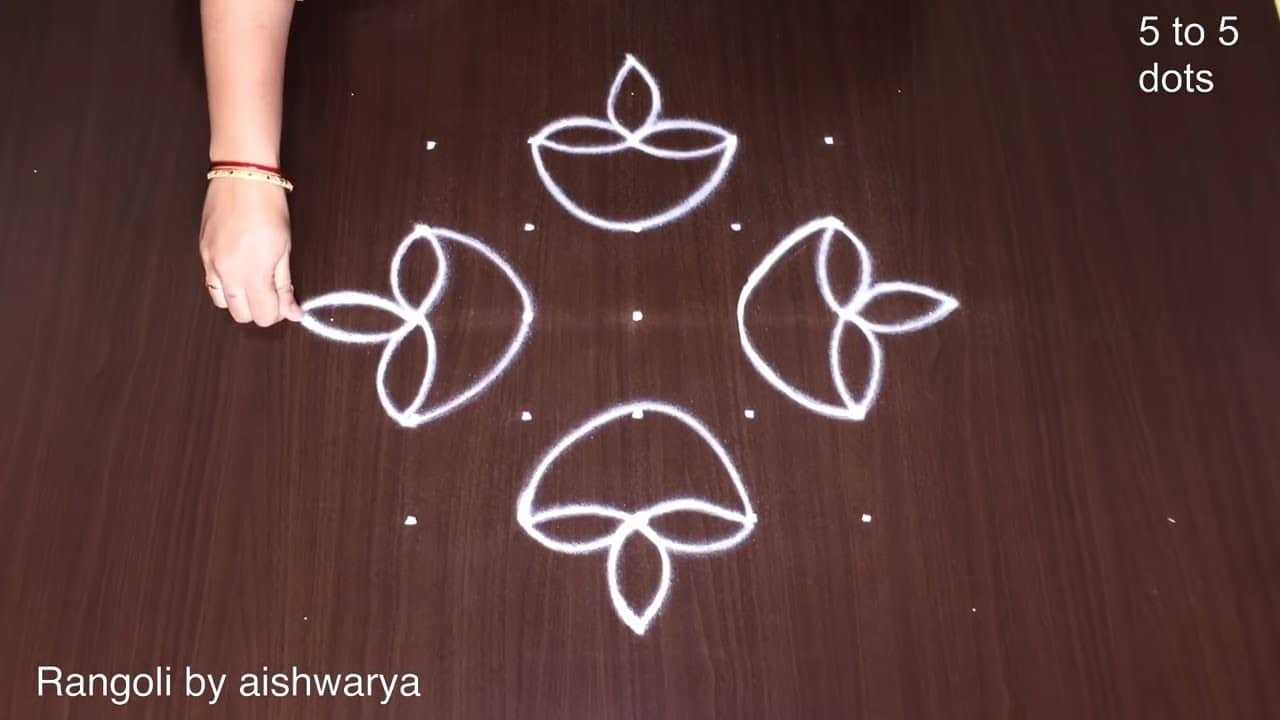 Diwali Diya Rangoli Designs