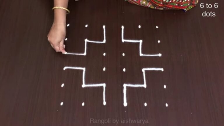 Diwali diya rangoli
