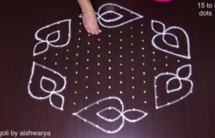 Diwali Festival Muggulu Rangoli