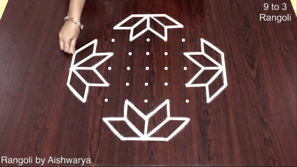 Diwali deepam kolam