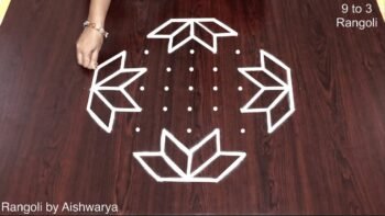 Diwali Ki Rangoli Deepam Kolam