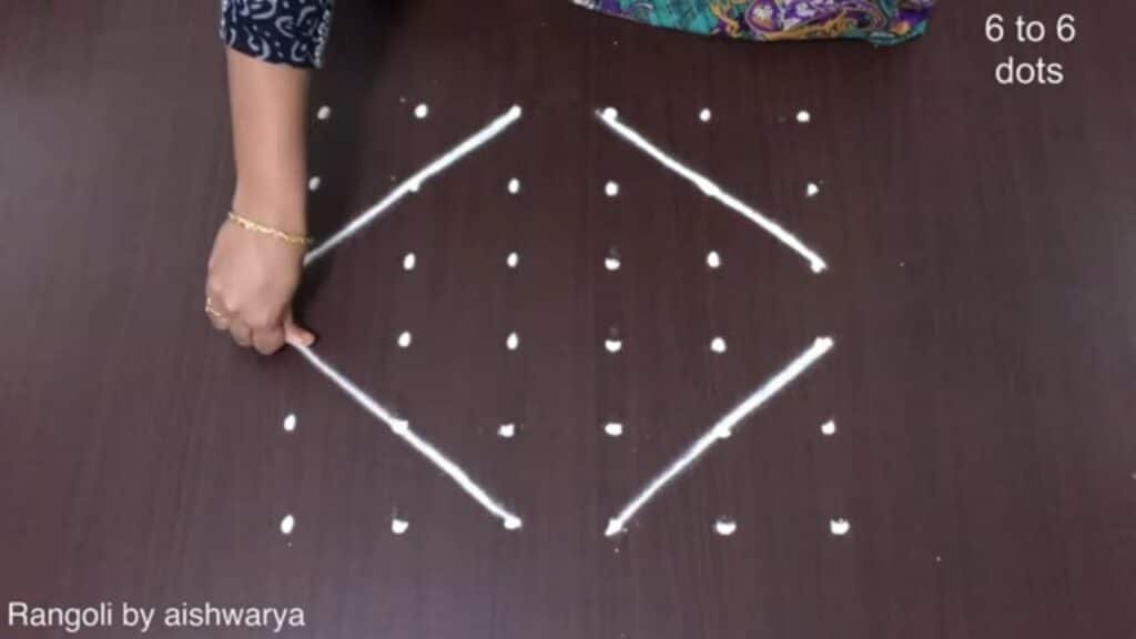 Diwali diya kolam