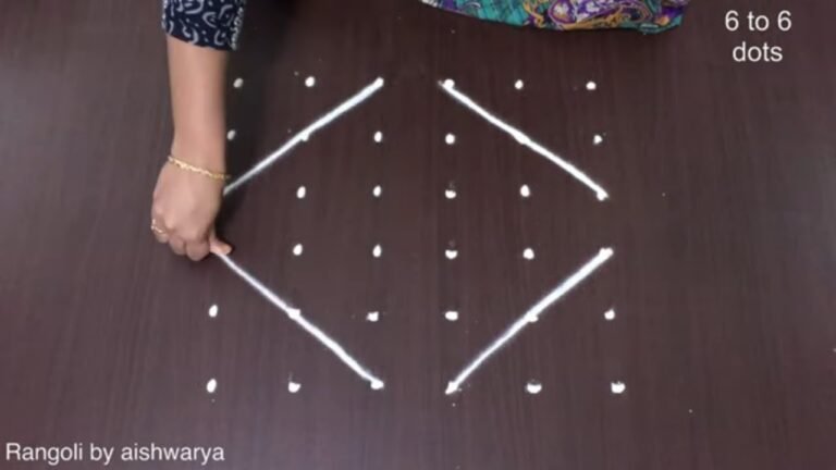 Diwali diya kolam
