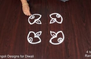 Diwali Kolam Simple