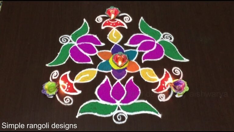 11-to-6 dot Diwali muggulu