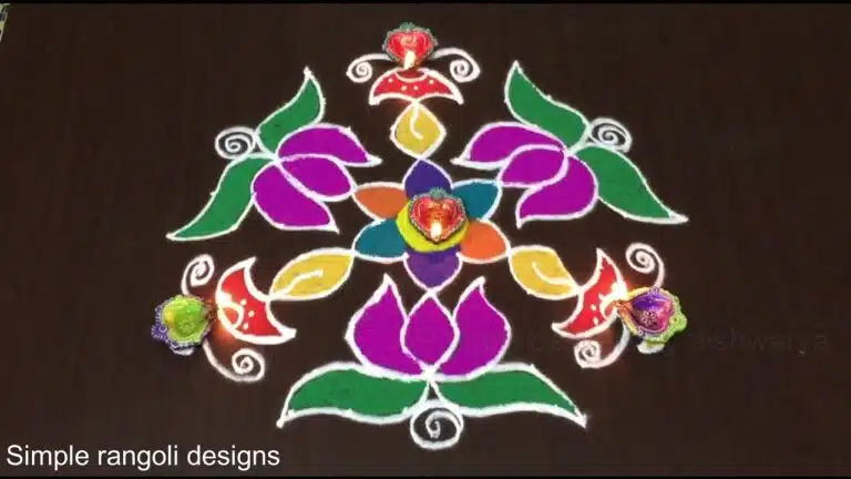 11-to-6 dot Diwali muggulu
