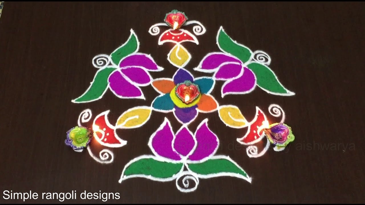 Diwali Muggulu Designs 11 to 6