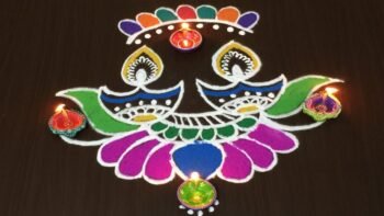 Diwali Rangoli Designs With Colours