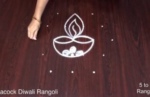 Diwali Rangoli Peacock