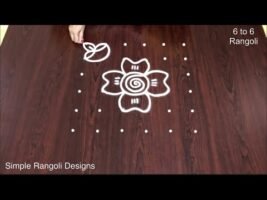 Diwali Small Easy Puratasi Kolam