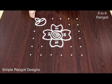 Diwali Small Easy Puratasi Kolam