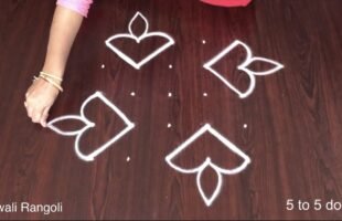 Diya Kolam Rangoli Ideas 2024