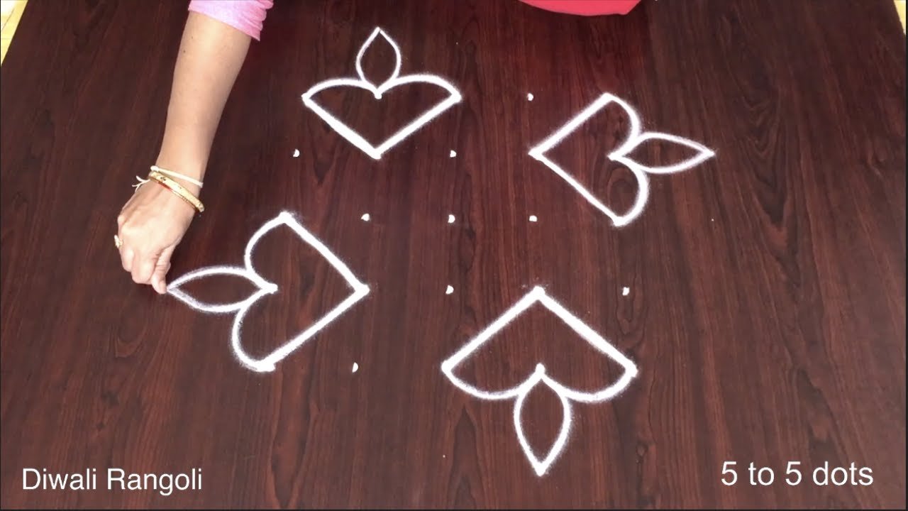 Diya Kolam Rangoli Ideas 2024