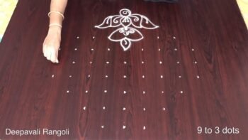 Diya Rangoli Designs With Dots