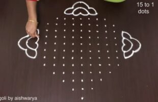 Door Step Big Rangoli Designs