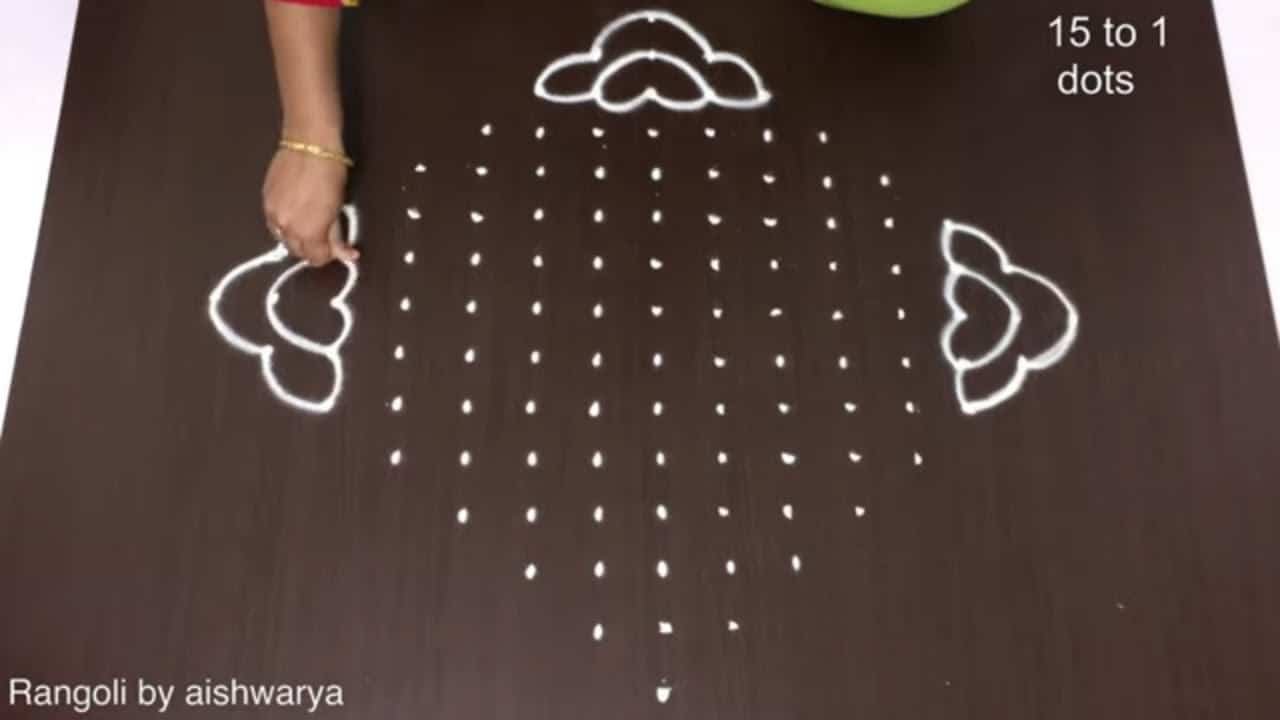 Door Step Big Rangoli Designs