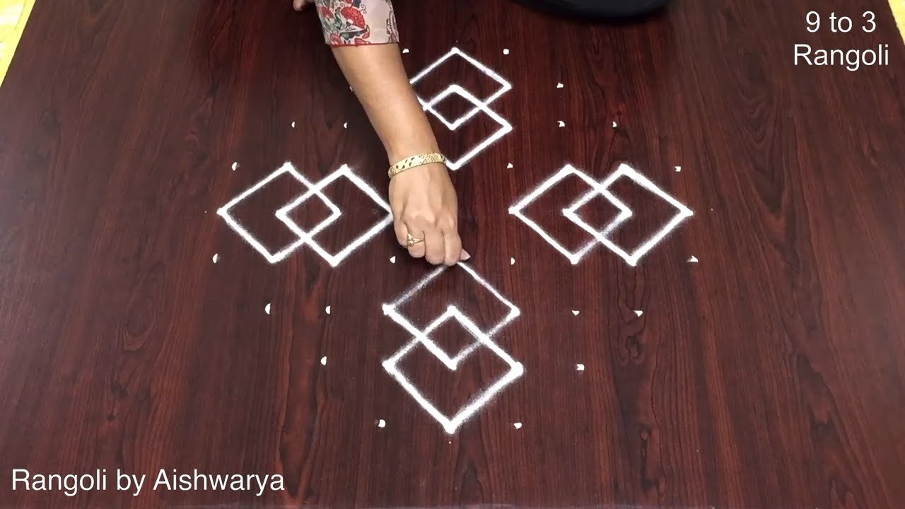 Doorstep Kolam Designs by Aishwarya