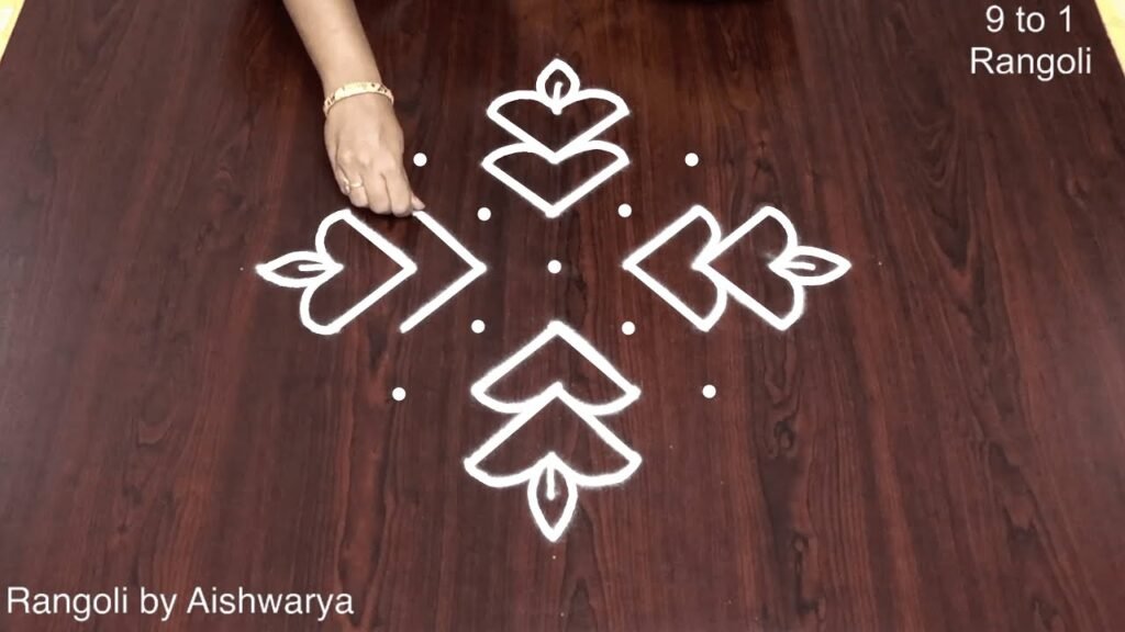 Kartik Maas dotted kolam