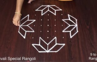 Dot Rangoli for Diwali