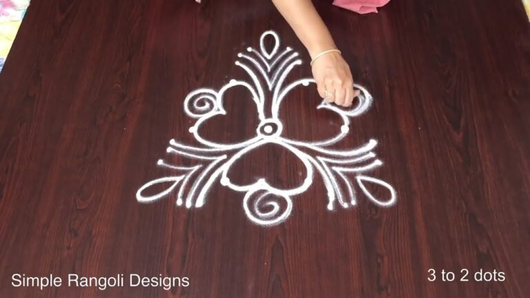 Dot Rangoli Patterns for All Occasions