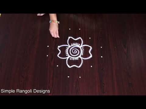 Dot Tuesday Step Easy Muggulu Rangoli